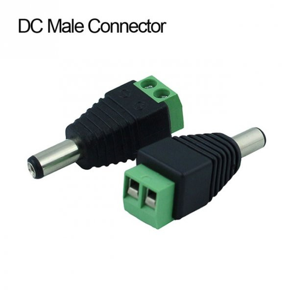Cctv Kamera Power Jack Jak Erkek Balun Konnektör 2 Adet