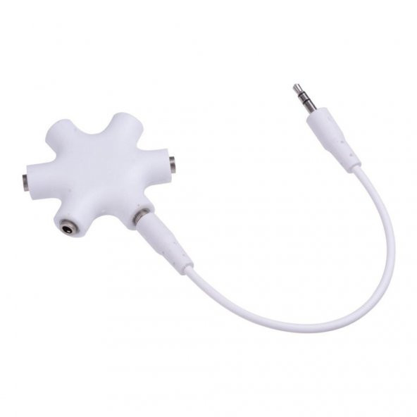 Kulaklık Çoklayıcı 5 Port 3.5Mm Çoğaltıcı Iphone Ipad Samsung Lg - 3