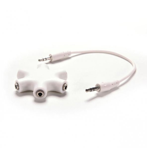 Kulaklık Çoklayıcı 5 Port 3.5Mm Çoğaltıcı Iphone Ipad Samsung Lg - 7