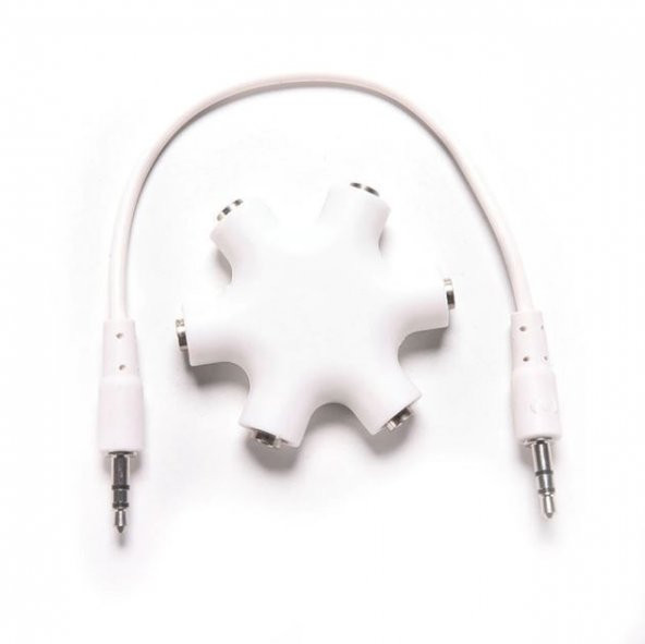 Kulaklık Çoklayıcı 5 Port 3.5Mm Çoğaltıcı Iphone Ipad Samsung Lg - 9