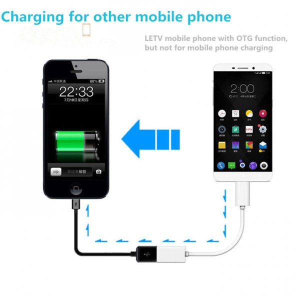 Usb 3.1 Type C Otg Çevirici Dönüştürücü Sony Asus Zenfone Xiaomi - 4