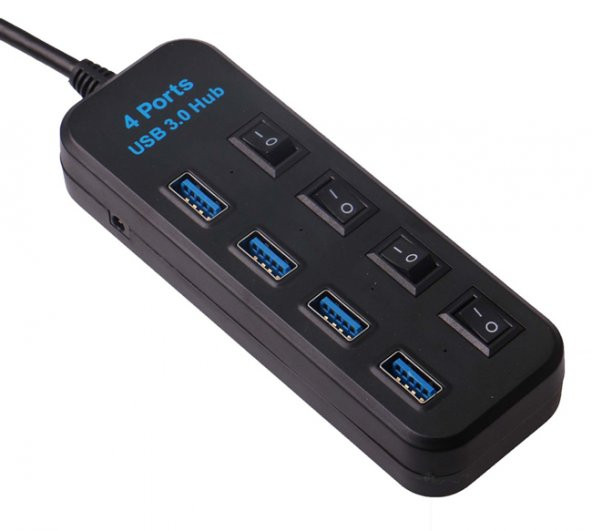 Type C Usb 3.1 To 4 Port Usb 3.0 Hub Çoklayıcı Aç/Kapa Anahtarlı - 4