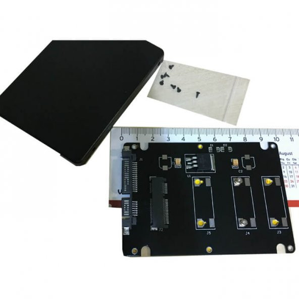 Msata Ssd To 2.5 İnç Sata 6Gbps Disk Dönüştürücü - 7