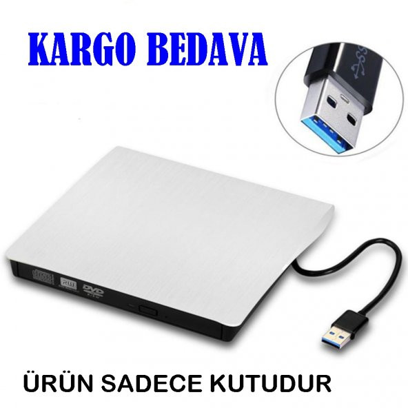 Harici Cd Dvd Rw Kutusu 12.7 Mm Usb 3.0 Sata External Cd Dvd Kutu