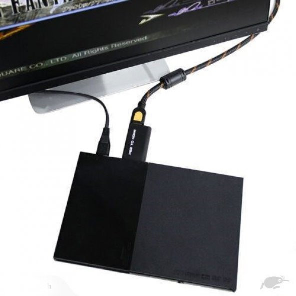 Ps2 To Hdmi Tv Kablosu Çevirici Adaptör Dönüştürücü Playstation 2 - 4