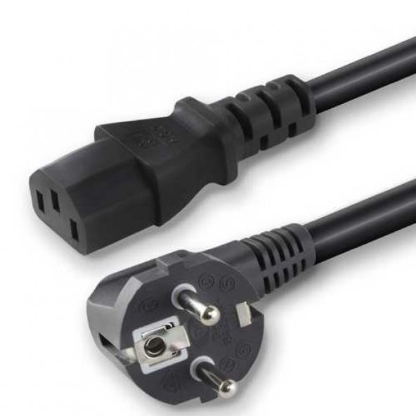 Bilgisayar Power Kablosu Masaüstü Pc Kasa Güç Elektrik Kablosu - 1