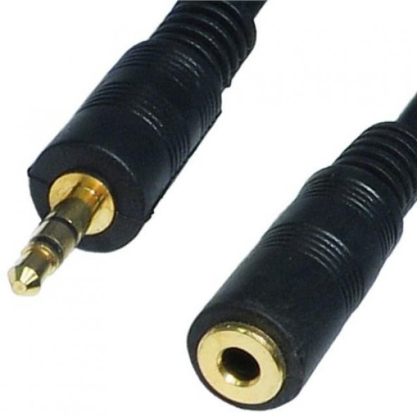 Kulaklık Uzatma Kablosu 3.5Mm Ses Dişi Erkek Altın Uç 3M Metre (330924489) - Resim 2