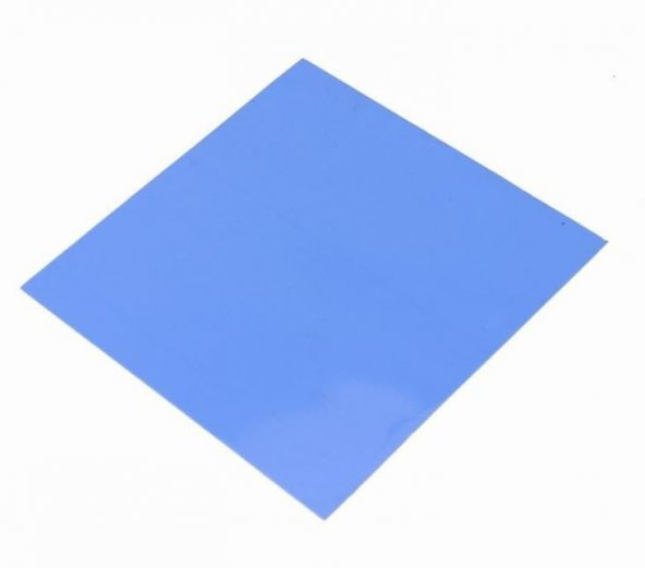 Termal Pad Ped Işlemci Soğutucu Silikon 5Cmx5Cm Kalınlık 1Mm Mavi