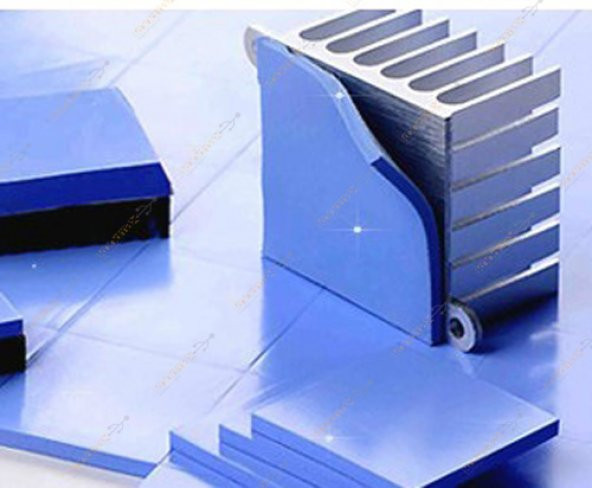 Termal Pad Ped Işlemci Soğutucu Silikon 5Cmx5Cm Kalınlık 3Mm Gri - Resim 3