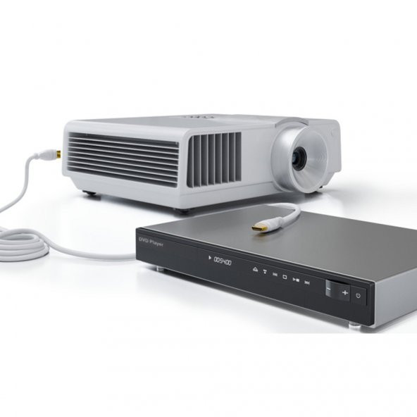 Hdmi Kablo 4K 5 M Ultra Hd 4K 60Hz 2160P Yüksek Hızlı Kablo Beyaz - Resim 3