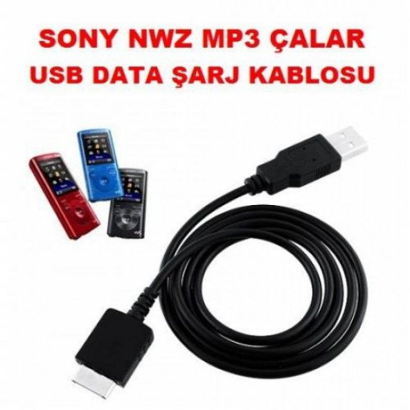 Sony Nwz Mp3 Çalar Player Usb Şarj Data Kablosu 1 Metre ürün görseli