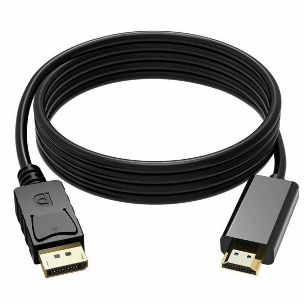 Displayport To Hdmi Dönüştürücü Çevirici Kablo Tv Lcd Monitör Pc