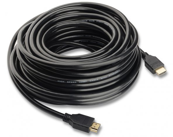 Hdmi Kablo 20 Metre Görüntü Kablosu Full Hd Lcd Pc Laptop Ps3 3D