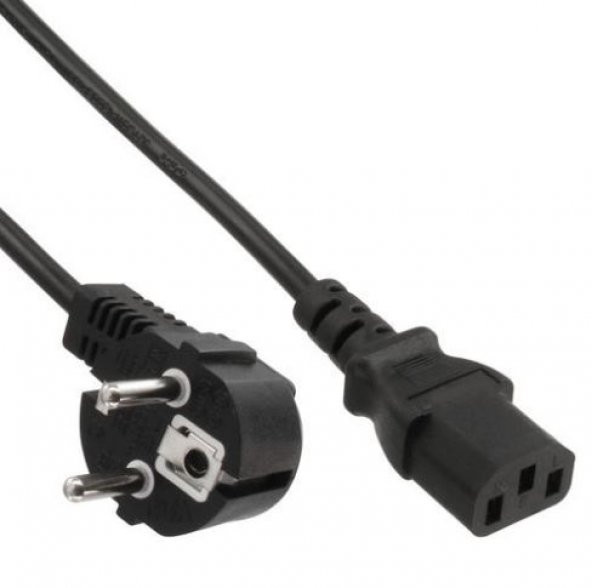 Power Güç Kablosu 10 Metre Bilgisayar Pc Kasa Monitör Güç Kablosu - 1