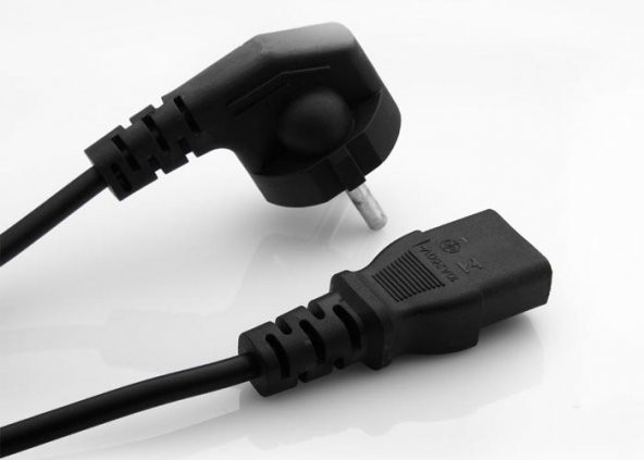 Power Güç Kablosu 10 Metre Bilgisayar Pc Kasa Monitör Güç Kablosu - 3