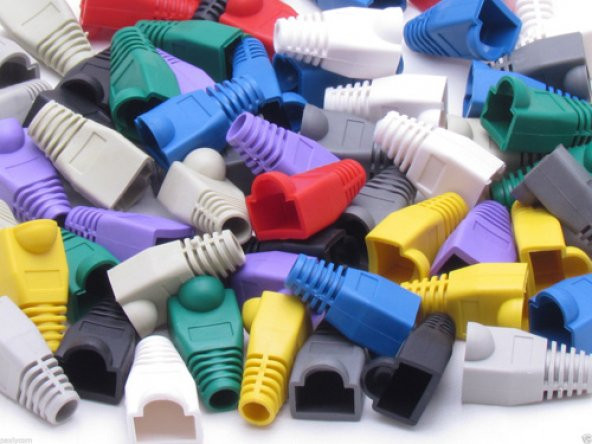 Rj45 Jack Jak Koruma Kilifi Papuç 50 Adetlik Paket ürün görseli 1