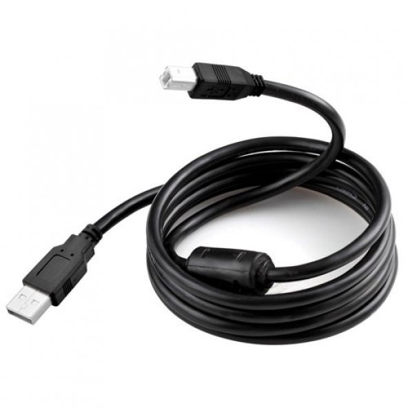 Yazici Printer Kablosu Usb 5 Metre Bağlanti Lazer Hp Canon Brothr