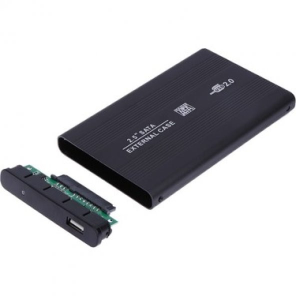 2.5 İnç Sata Harddisk Kutusu Usb 2.0 Ssd Hdd Uyumlu Harici Kutu