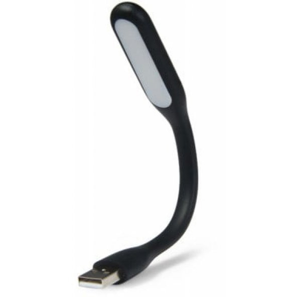 Laptop Usb Led Lamba Kitap Okuma Powerbank Çalışma Lambası Siyah - 3