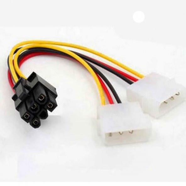Ekran Karti Power Güç Kablosu 6 Pin Pci - 1