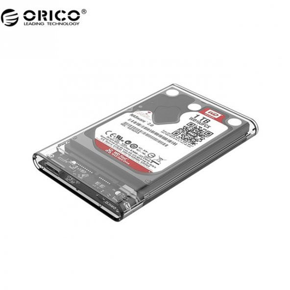 2.5 İnç Sata Usb 3.0 Harddisk Kutusu Şeffaf Orıco Sata Hdd Kutusu - Resim 2