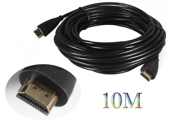 Hdmi Kablo 10M Tv Ps3 Ps4 Xbox 360 Led Projeksiyon Görüntü Kablo