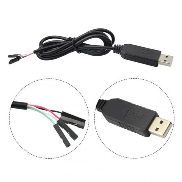 Usb To Ttl Uart Seri Kablo - Pl2303Hx - 1M - Resim 6