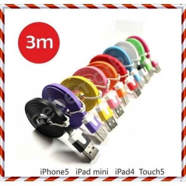 3M Iphone 6 6 Plus Şarj Data Kablo Ios9 Uyumlu ürün görseli