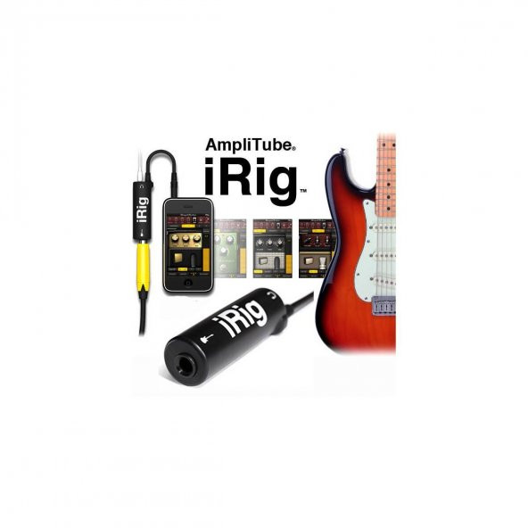 Gitar Irig Iphone Ipod Ipad Bağlantı Amplitube (259907170) - Resim 2