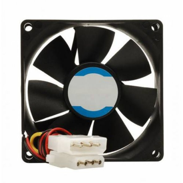8Cm Kasa Fanı Siyah 80X80X25Mm ürün görseli