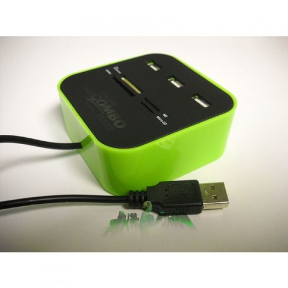 Usb Hub Çoğaltıcı Çoklayıcı Çoklu Kart Okuyucu (259901111) ürün görseli