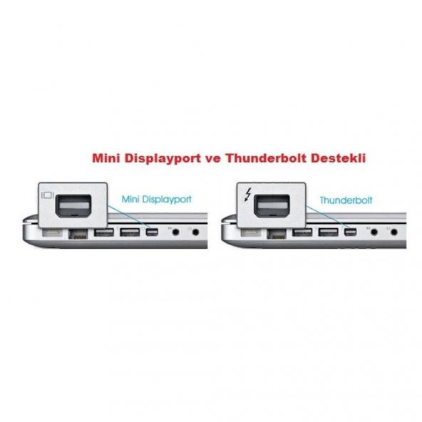 Apple Macbook Thunderbolt To Hdmı Çevirici Görüntü Kablosu 10Gbps (259899998) - 5