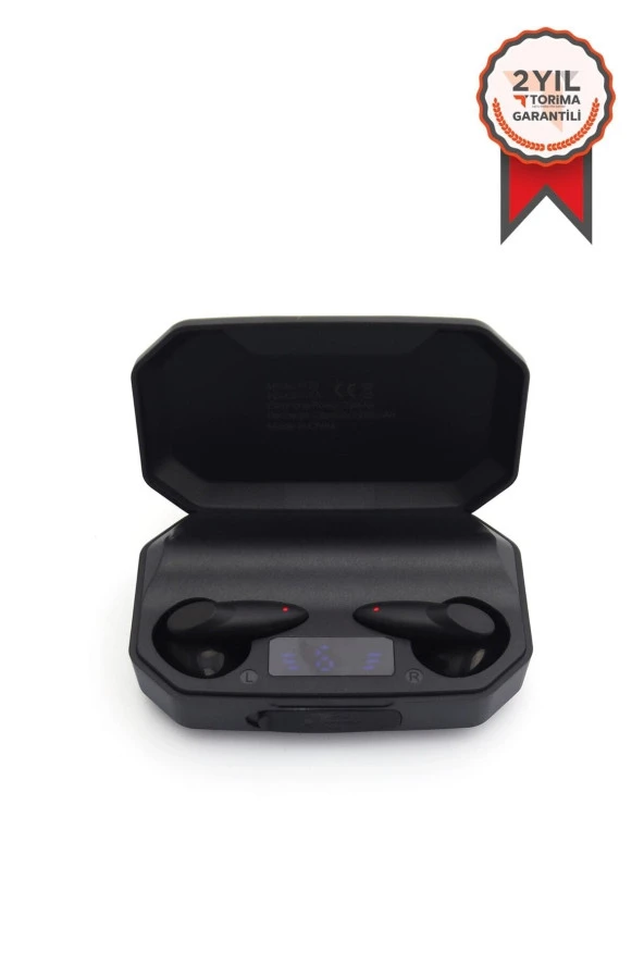 Torima G30 Siyah Profesyonel Oyuncu Kulaklığı Kablosuz Kulakiçi Rgb Işıklı Çift Mikrofonlu Bluetooth 5.2