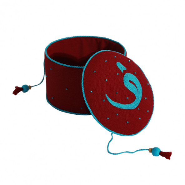 Vav Desen İşlemeli Takı Kutusu - 3