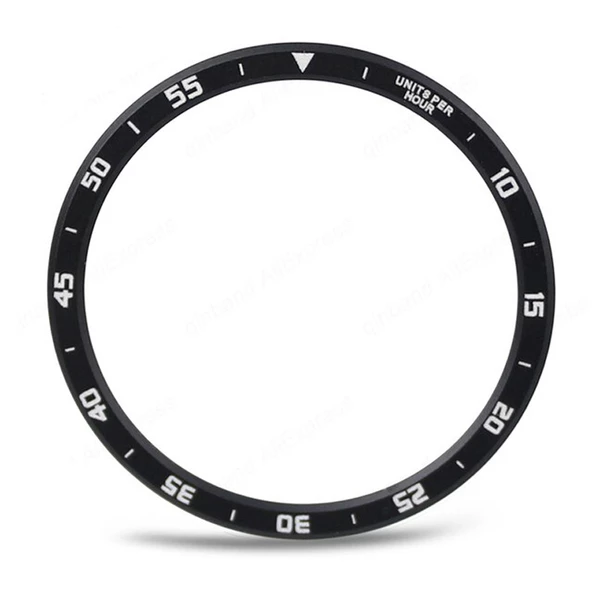 Gpack Samsung Galaxy Watch 4 44mm Çerceve Metal Koruma HS07 - 2