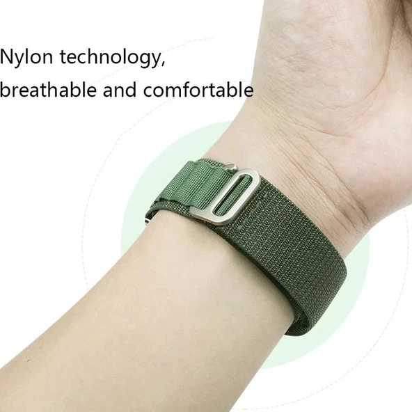 Gpack Amazfit GTR 3 Pro Kordon Ayarlanabilir Kademeli Naylon HS25 - 3
