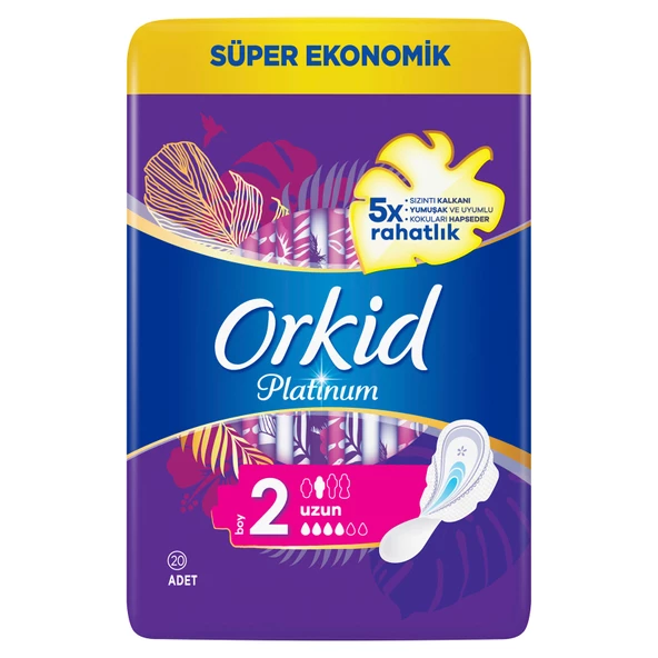 Orkid Platinum Süper Ekonomik Ped Uzun 20 Adet - 2