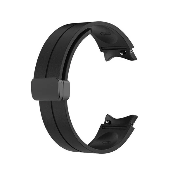 Gpack Samsung Galaxy Watch 5 44mm Kordon Düz Silikon Mıknatıslı HS24 - 9