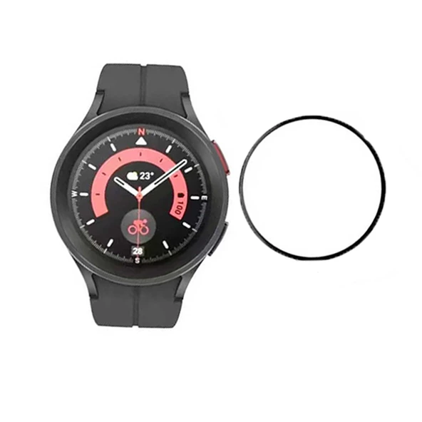 Gpack Samsung Galaxy Watch 5 Pro 45mm Ppma Ekran Koruma Siyah