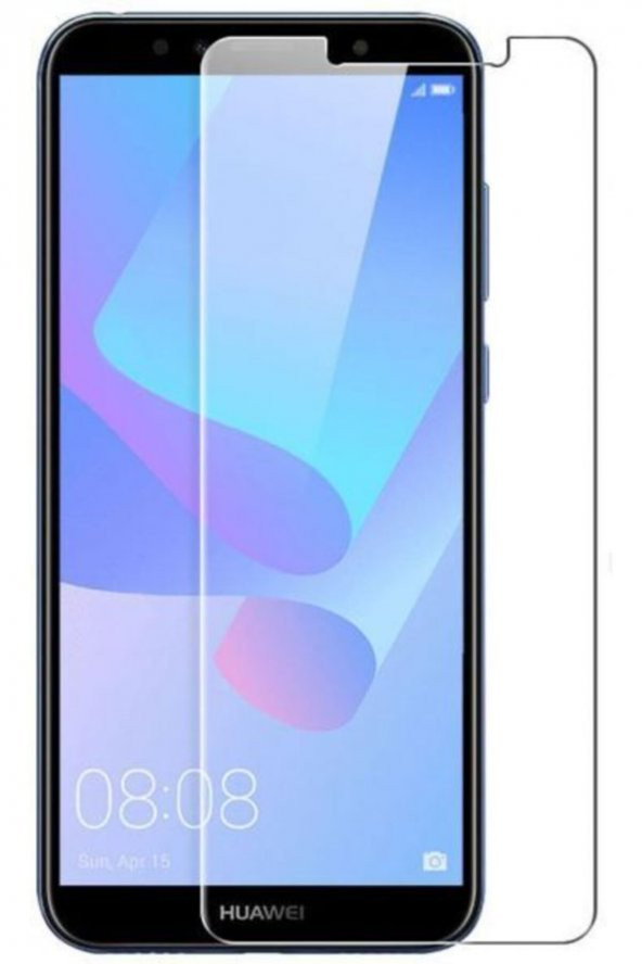 Huawei Y6 2018 Kırılmaz Ekran Koruyucu Temperli Cam