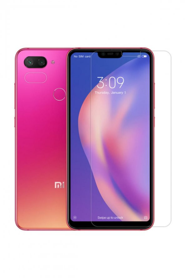 Xiaomi Mi 8 Lite Kırılmaz Ekran Koruyucu Temperli Cam