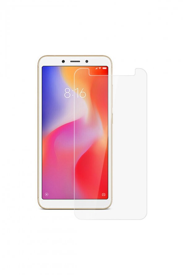 Xiaomi Redmi 6 Kırılmaz Ekran Koruyucu Temperli Cam