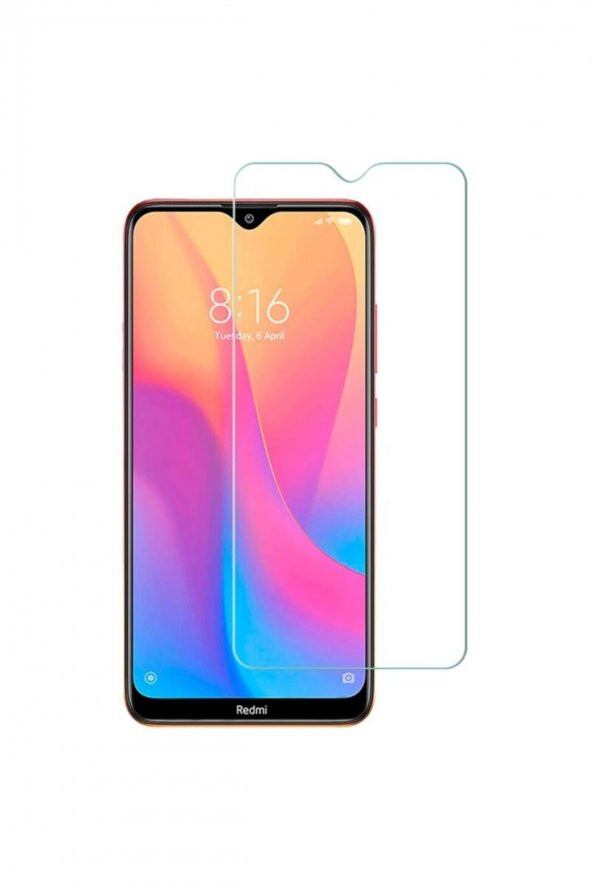 Xiaomi Redmi 8 Kırılmaz Ekran Koruyucu Temperli Cam