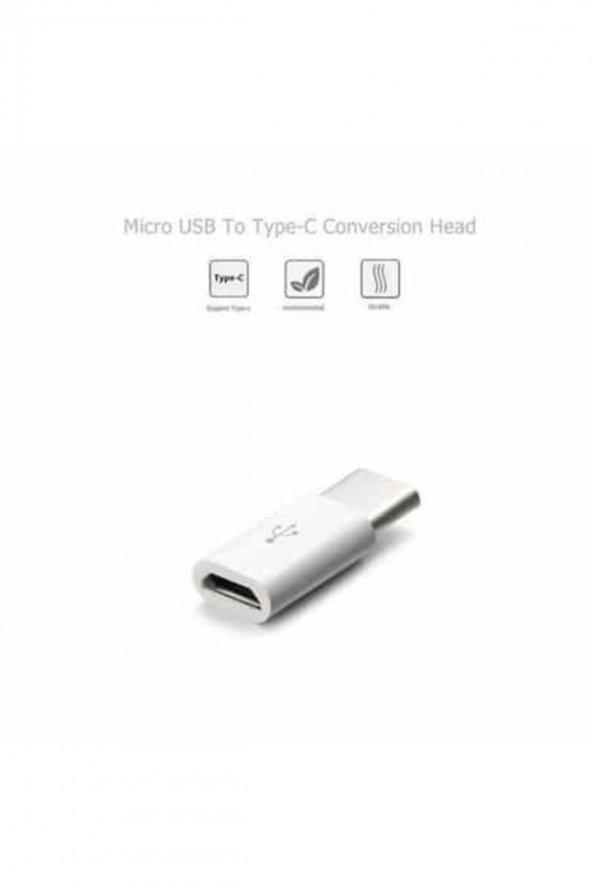 Micro Usbden Usb Type-c Dönüştürücü Adaptör