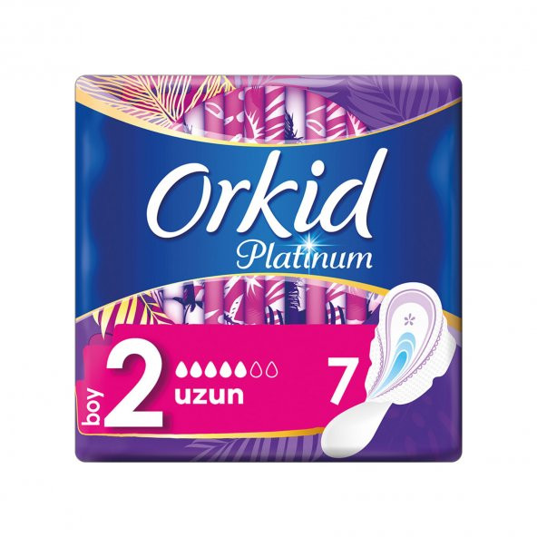 Orkid Platinum Uzun Ped 7x2 14 Adet