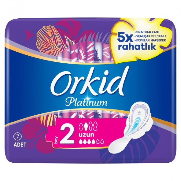 Orkid Platinum Uzun Ped 7x4 28 Adet - 2