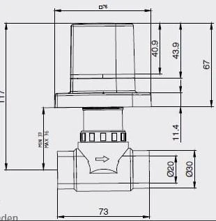 Yak Ankastre Ara Kesme Valfi Asma Klozet İçin 102111531 - 3