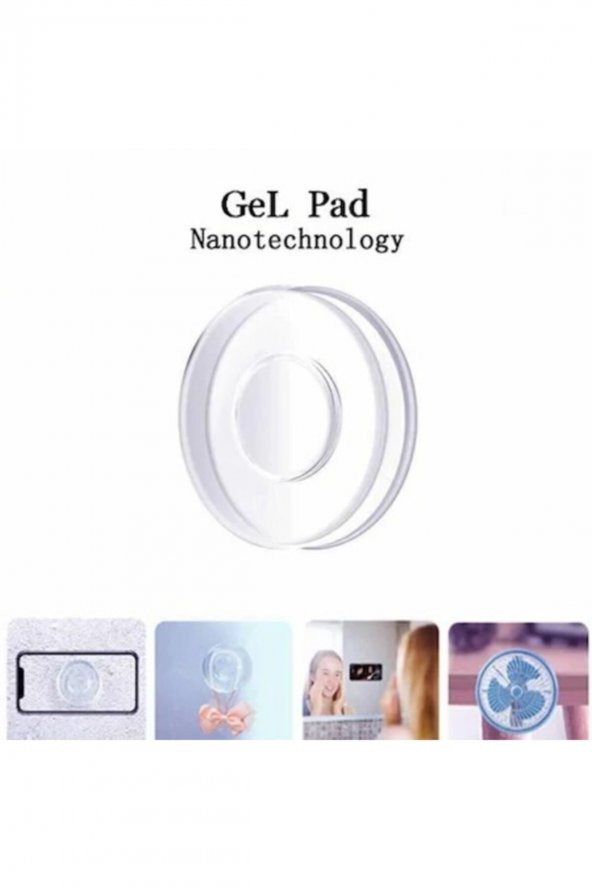 Jel Ped Yıkanabilir Telefon Tutucu Yapışkanlı Silikon Nano Gel Pad - 3