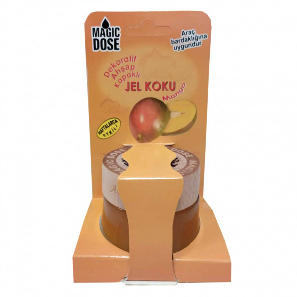 Magic Dose Dekoratif Ahşap Kapaklı Jel Koku 50 Ml Mango