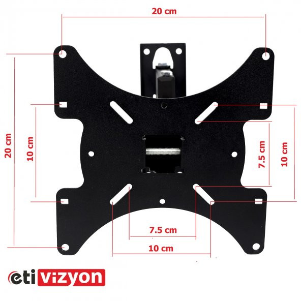 Etivizyon WM-04 Hareketli Tv Askı Aparatı 17"-42" - 3